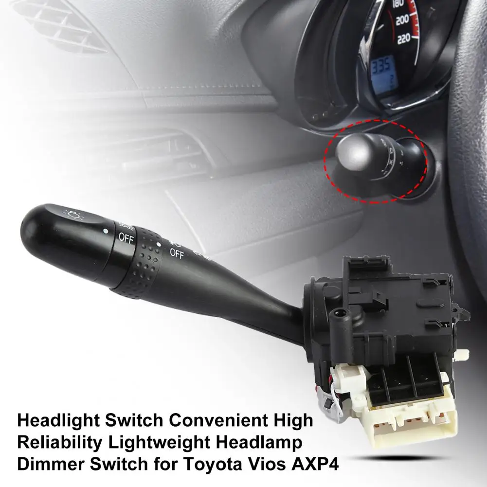 60%Dropshipping Headlight Switch Convenient High Reliability Lightweight Headlamp Dimmer Switch 84140 0D020 for Vios AXP4