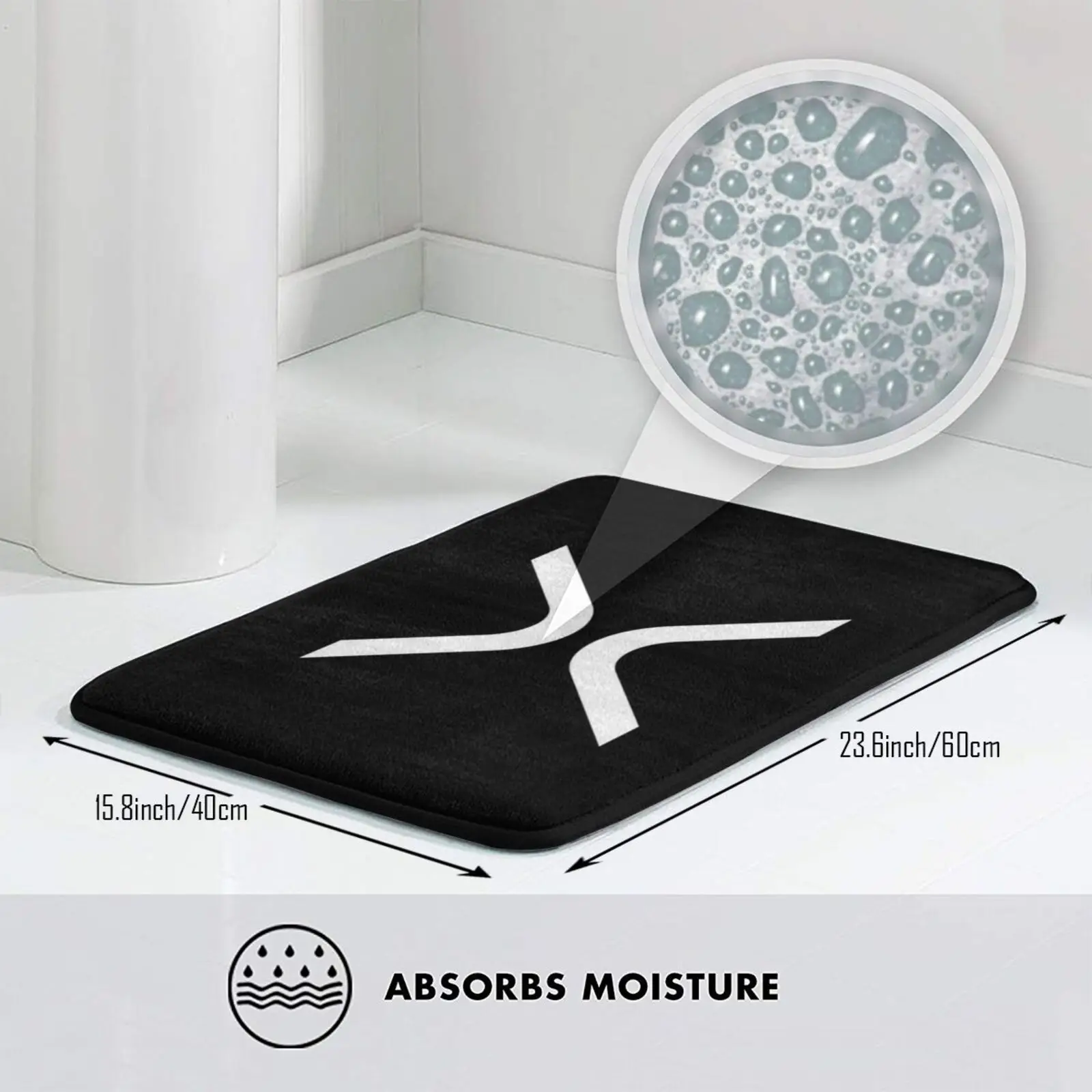 Xrp Entrance Door Mat Bath Mat Rug Xrp Xrapid Ripple Brad Garlinghouse David Schwartz Joelkatz Bearableguy123 Comex Quadrillion image 4