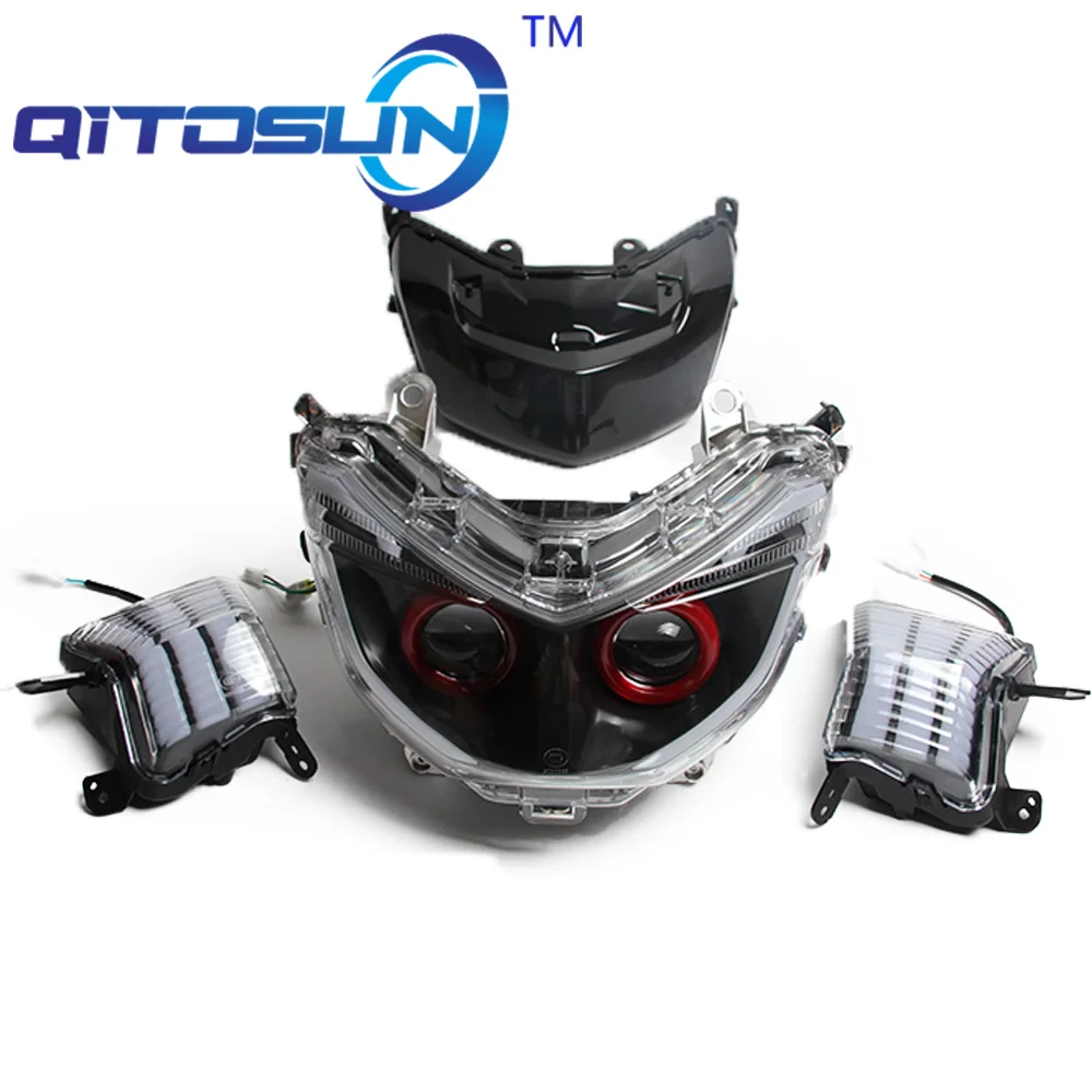 Dla YAMAHA NMAX125 NMAX155 części do skuterów przednie światło kierunkowskazów LED lampa kierunkowskazów Winkers reflektor taillight