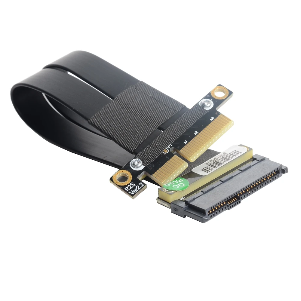 U.2 NVMe SFF-8639 To PCI-E 3.0 X4 SSD Splint Vertical Extension Cable U2 PCIe 4X Gen3 Riser Card Line R27SF 32G/BPS