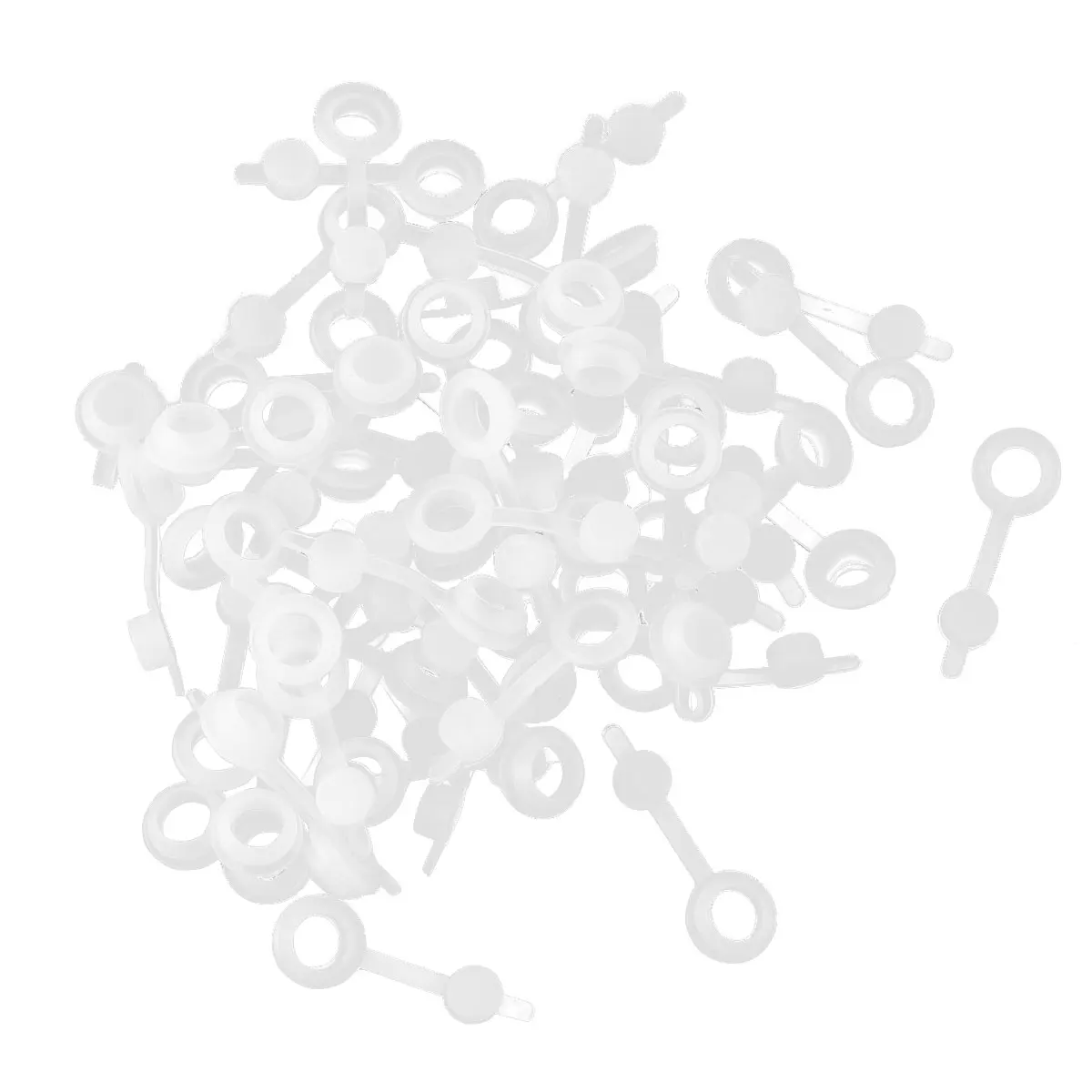 Silicone Straw Hole Grommets with Attached Plugs Mason Jar Lids Airlock Homebrewing Wine Beer Making Reusable Straw Hole Stopper