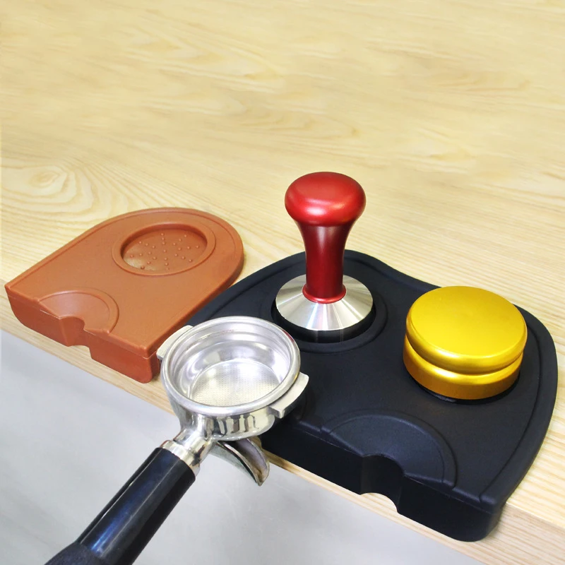 

Espresso Coffee Tamper Mat Anti-slip Silicone Coffee powder Pad Barista Latte Art Pen Tamper Tamping Holder Coffee Accessories