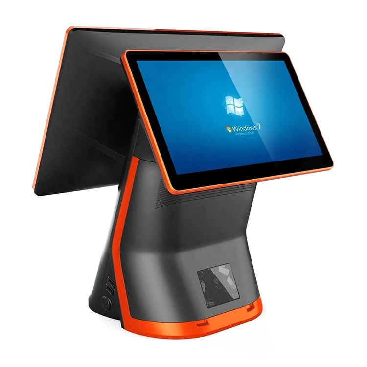 3years warranty The Latest 15.6Inch Dual Capacitive Touch All In One epos system Pos Systems for restaurant