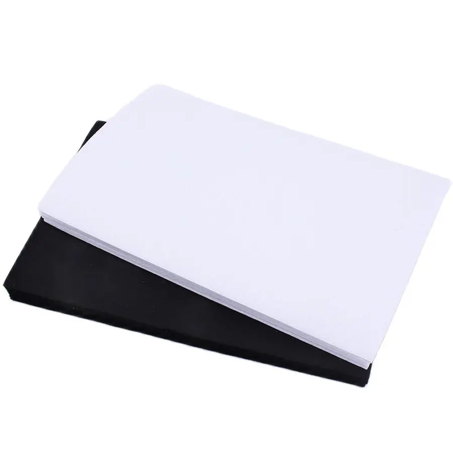 CMCYILING 10Pcs/Set 20*30cm White Black Felt 2 MM Thickness Polyester Cloth For DIY Sewing Crafts Scrapbook Felt Sheet Fabric