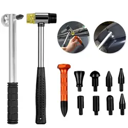 80% Hot Sale 10Pcs Paintless Dent Removal Repair Tools 9 Heads Tap Down Pen Set Accessory without Hammer