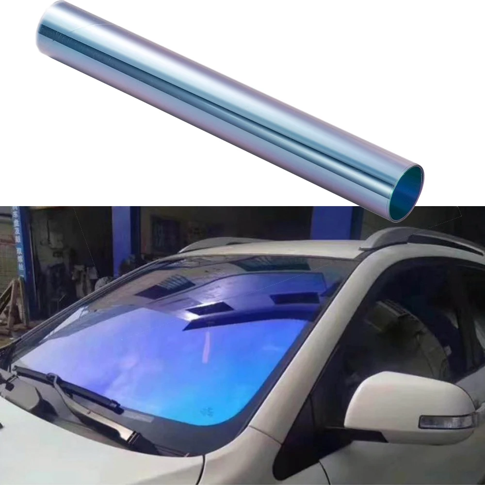 Car Window Tinting Foils UV99% VLT60% Front Window Windscreen Solar Protection Film 75cmx3m