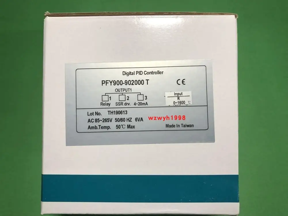 Capa com programa de controle de temperatura