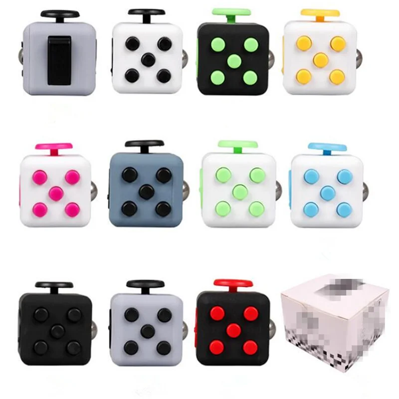 Anxiety Stress Relief Attention Decompression Plastic Focus Fidget Gaming Dice Toy For Children Adult Gifts stress reliever toy