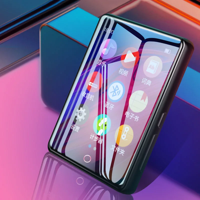 Nuovo arrivo ruizu m7 Metal Bluetooth 5.0 MP4 player altoparlante incorporato schermo da 2.8 pollici con contapassi e-book registrazione radio video