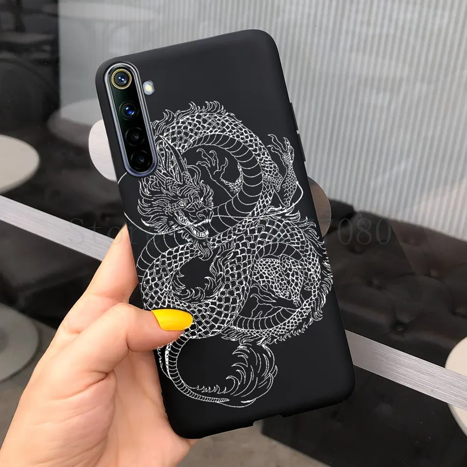 Dragon King Soft Silicone Phone Case For OPPO Realme 5 5i 5s 5 Pro 6 6i 6 Pro 7 7 Pro 7i AnimalBack Cover For Realme 6 Pro 7 Pro