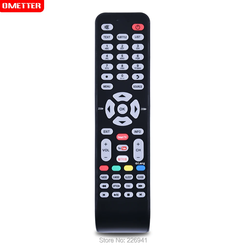 Cocok untuk TCL TV Remote Control Presbyopic Smart LCD LED