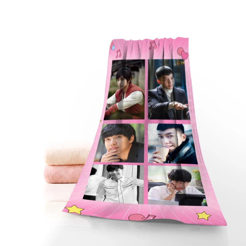 Custom Lee Seung Gi Kpop Towel Printed Cotton Face/Bath Towels New Microfiber Fabric Beach Travel Sports Shower Towels 11-27