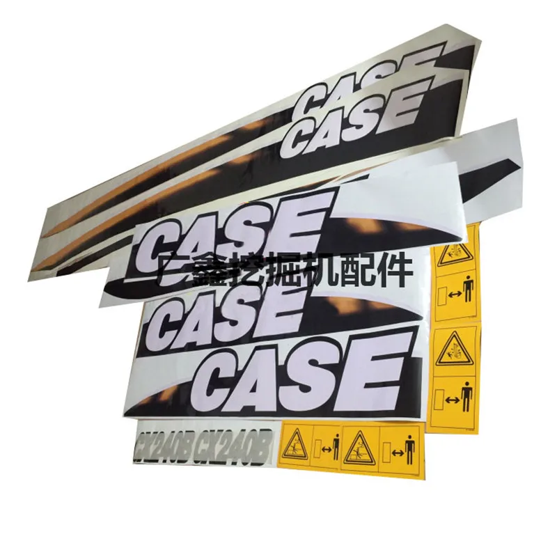 Case CX 210B/240B/360B/C body sticker of high-precision Case Excavator Parts