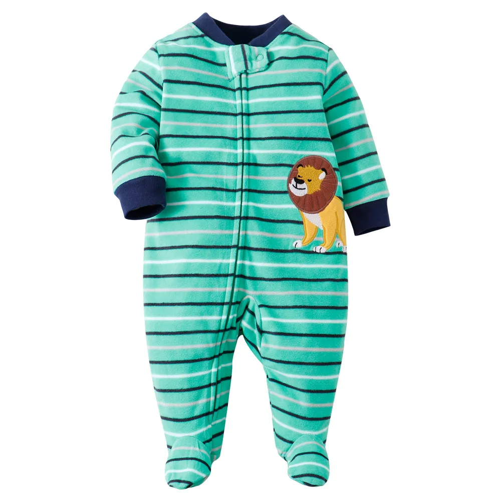 Top Quality Baby Clothing 2022 New brands Original Baby Rompers Newborn Polar Fleece Fabric Girls Boys Clothes Kids Sleepwear