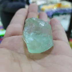 1pcs Natural Aquamarine Quartz Beryl Gemstone Crystal Stone Mineral Specimen Hand-carved Materials for Jewellery Making