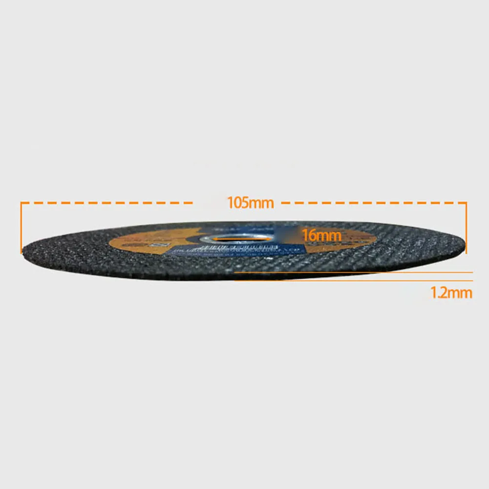 10pcs 105mm 앵글 그라인더 수지 그라인딩 휠 디스크 더블 메쉬 얇은 금속 스테인레스 스틸 커팅 디스크