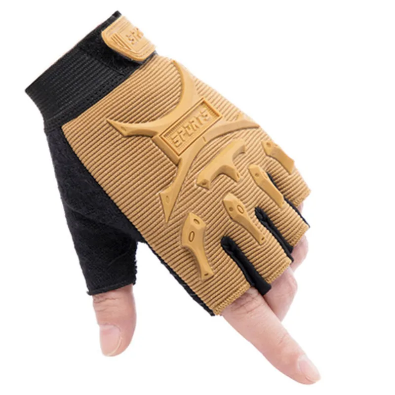 Kids Tactical Fingerless Gloves for 4-14 Years Old Military Armed Anti-Skid Sport Outdoor Half Finger Children Boys Girls Gloves