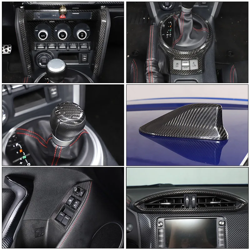 

Real carbon fiber For Toyota 86/Subaru BRZ 2012-20 Car styling Center Control Decorative Panel Sticker Car Interior Accessories