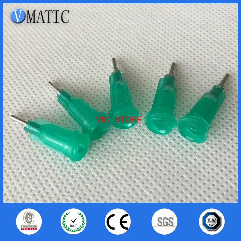 Agulha para distribuição de cola, 100 peças, tamanhos de 1/4 polegadas