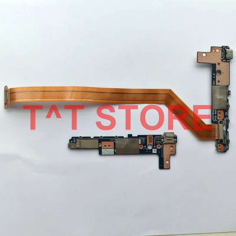 

Original For ASUS UX370UAR UX370UAF DC-IN Charger Port Power Switch Botton Board Connector Cable UX370UAF_IO_FPC