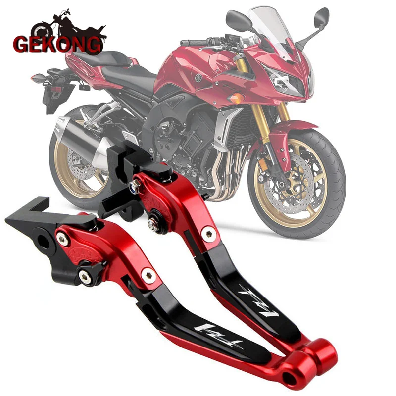 Fit For FZ1 FAZER 2001 2005 2002 2003 2004 2005 Motorcycle Accessories CNC Adjustable Folding Extendable Brake Clutch Levers