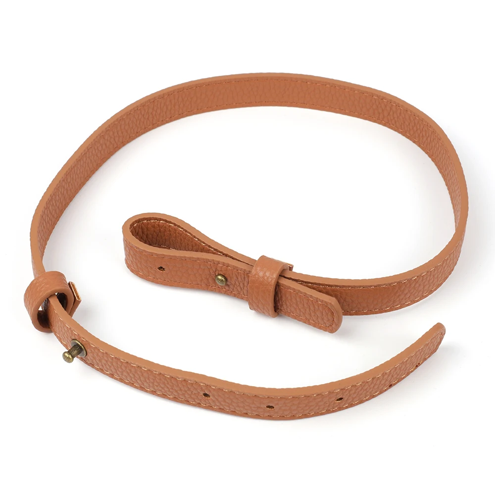 1PCS Double-ended Adjust Shoulder Bag Belts Strap DIY Handbag Bucket Accessories Handle Leather Vintage Bag Strap Christmas Gift