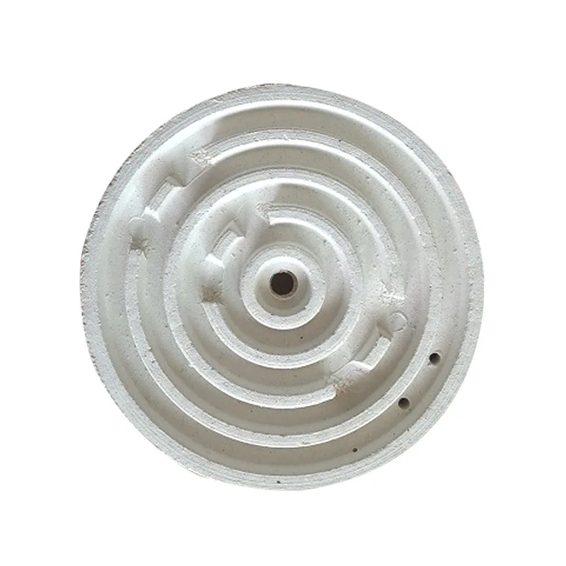Placa de cerámica con elemento calefactor, diámetro de 100mm para estufa eléctrica de cerámica, piezas de horno de porcelana eléctricas industriales experimentales