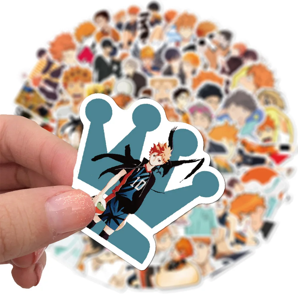 Pegatinas bonitas de Anime japonés, Haikyuu HinataShoyo KageyamaTobio álbum de recortes DIY diario planificador haikyuu pegatinas Papelería para