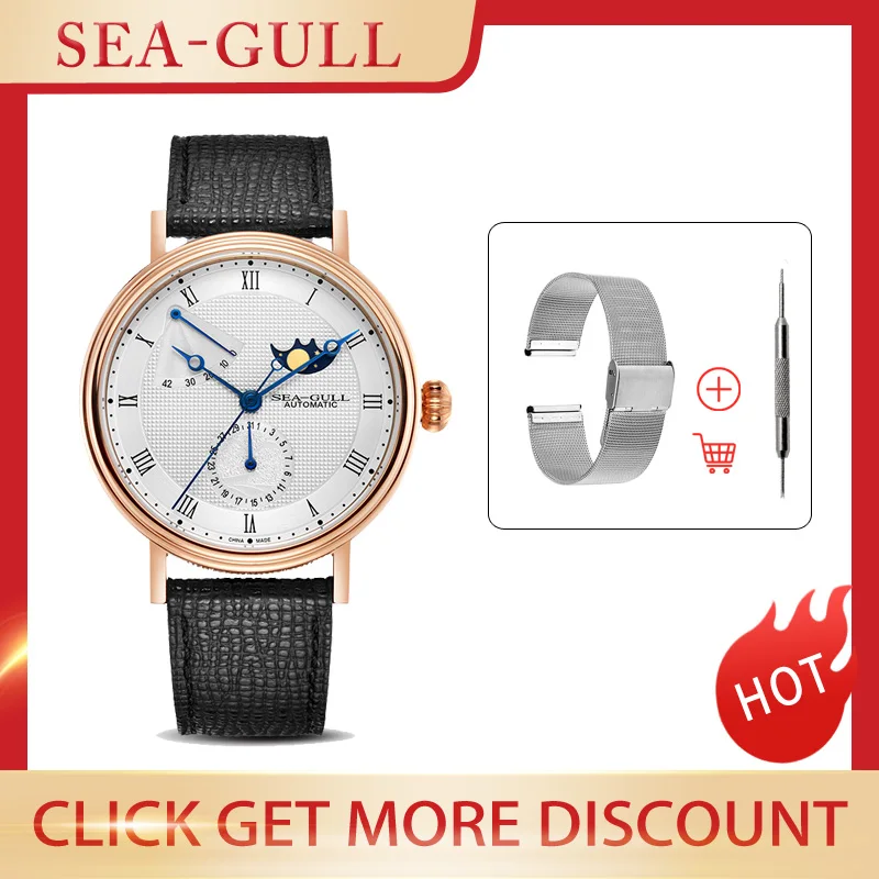 Seagull Watches Mens 2021 Top Brand Luxury Diver Explorer Seiko Automatic Mechanical Wristwatch for 819.11.6092