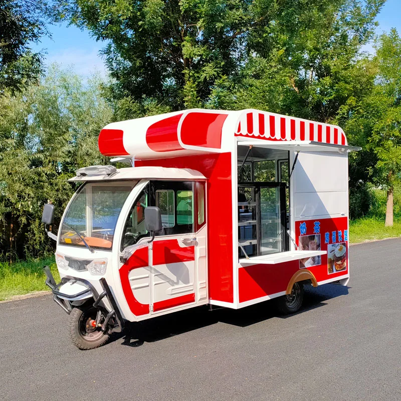 Mobilny wózek spożywczy Burger automat z przyczepą HotDog Van Kiosk śniadaniowy na sprzedaż