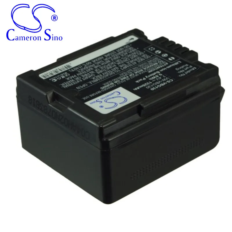 CameronSino Battery for Panasonic HDC-SD9 HDC-HS9 HDC-SD5 HDC-SD1 HDC-SX5 fits Panasonic VW-VBG070 Digital camera Batteries