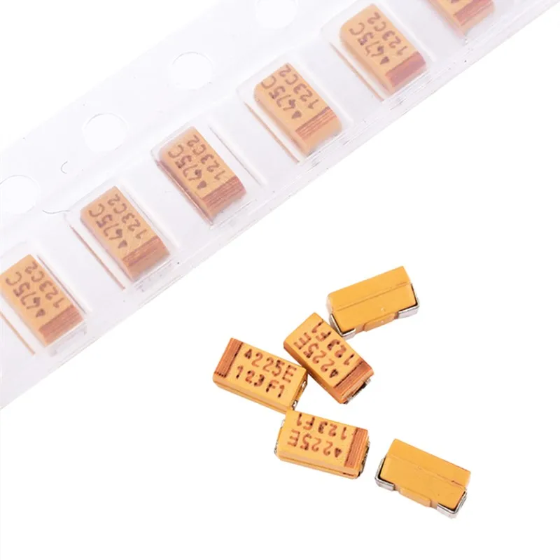 10pcs SMD Tantalum Capacitor A B C D E 476 106 6.3V 10V 16V 25V 35V 0.22/1/2.2/4.7/6.8/10/22/33/47/68/100/150/220/330/470uf