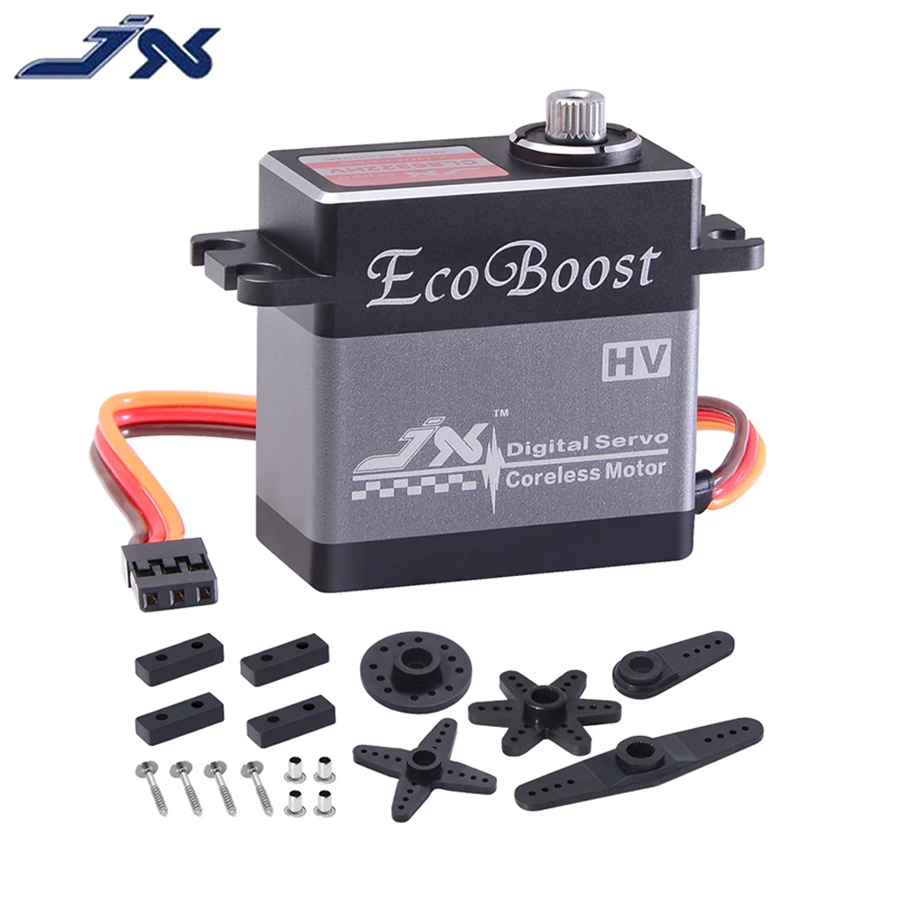 Jx Servo CLS6322HV 6.6V-7.4V 21Kg Metal Gear Grote Koppel Coreless Aluin Shell Digitale Servo Voor rc Helicopter Vliegtuig Robot