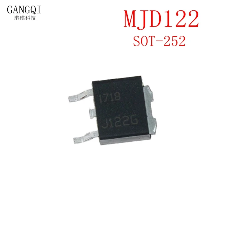 10PCS MJD122G TO-252 MJD122T4G TO25 MJD3055G MJD3055 MJD2955G MJD2955 SMD SOT-252 New IC Chipset In Stock