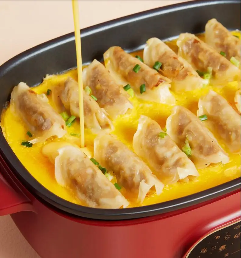 Сковорода бытовая электрическая антипригарная, 220 В, С Сеткой Из Нержавеющей Стали