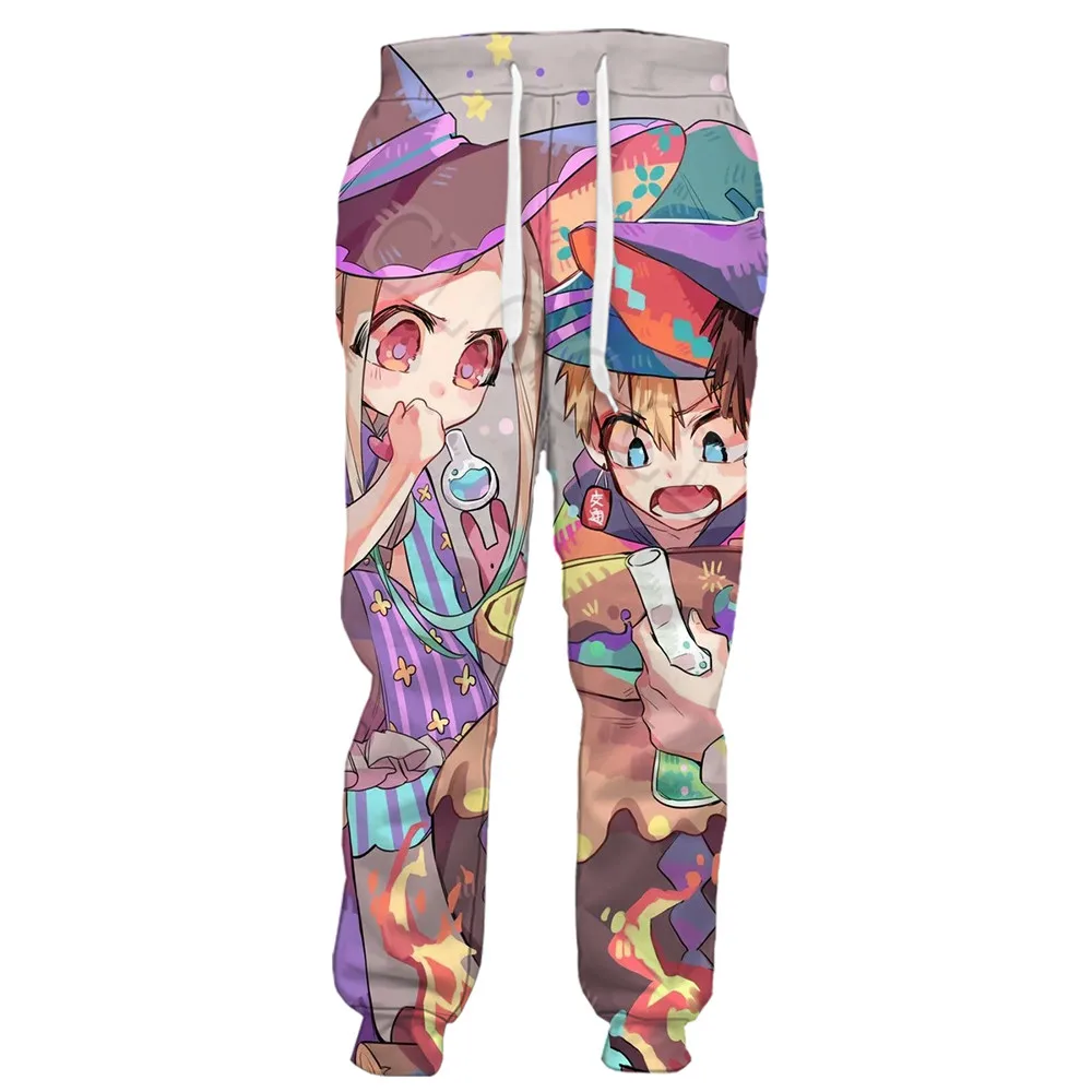 

CLOOCL Men Trousers Anime Toilet-Bound Hanako-kun 3D Printed Women Clothing Fashion Sweatpants Casual Outdoor Jogging Pant