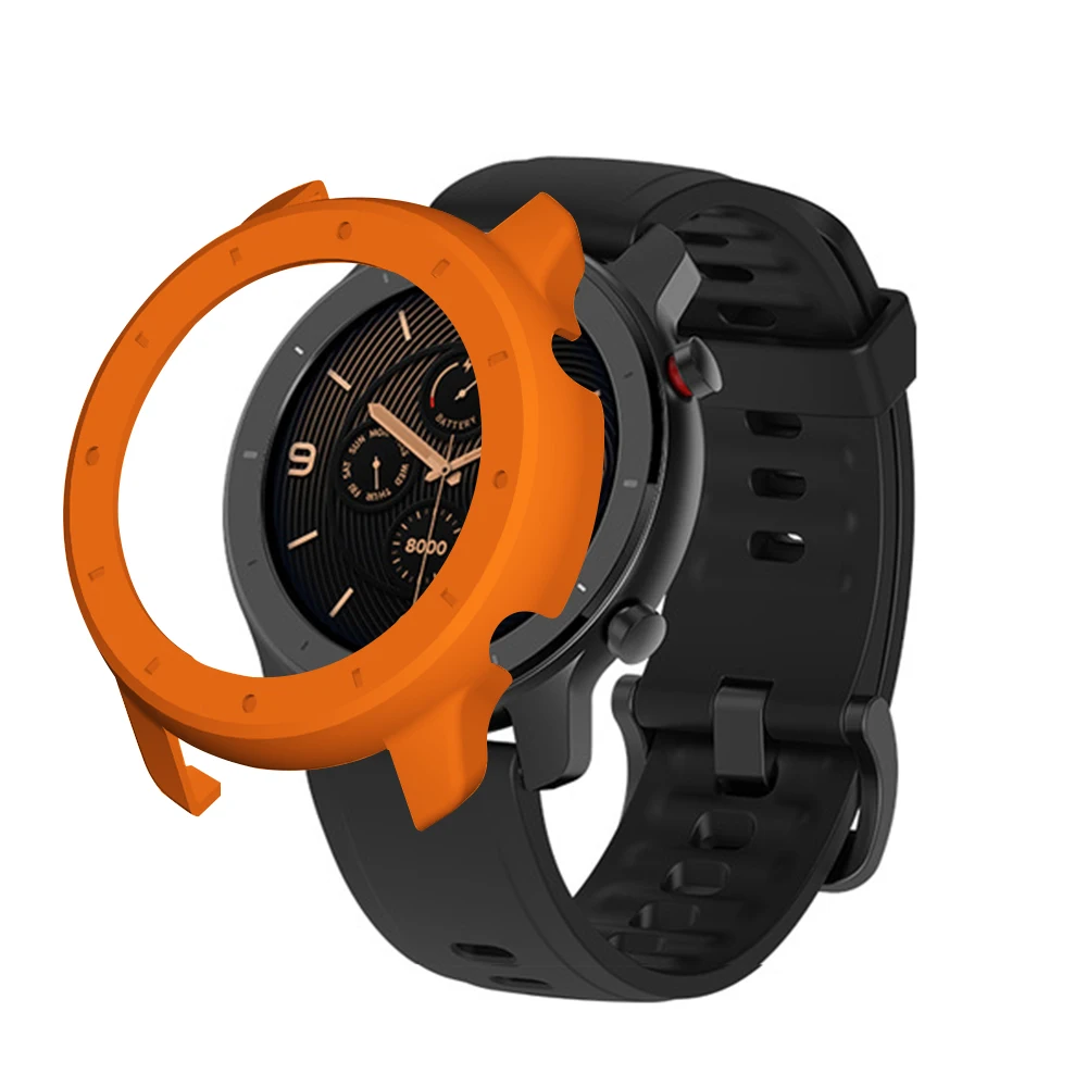 Caso protetor para xiaomi amazfit gtr 42mm casos de relógio pc nova capa escudo quadro protetor para huami amazfit gtr 42mm acessórios