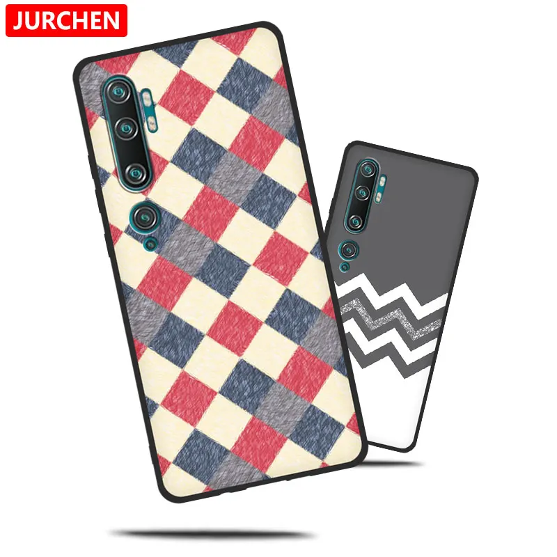 JURCHEN-funda de teléfono para Xiaomi Mi Note 10, MiNote 10Pro, carcasa trasera de silicona suave para Xiaomi Mi Note 10 Pro Note10