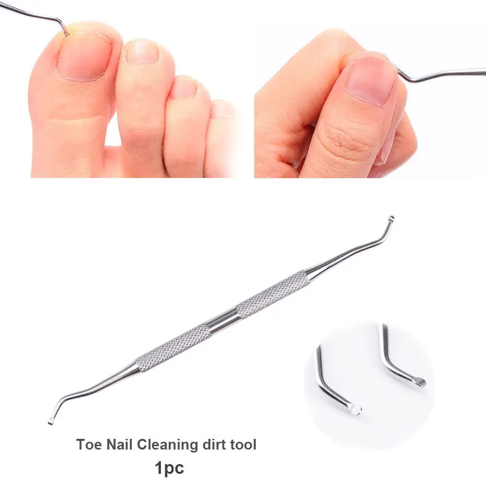 Paronychia Double head Ingrown  Toe Nail Lifter Manicure kit Onychomycosis Pedicure tool