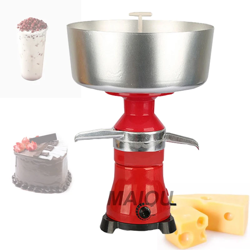 Aluminium Alloy Electric Milk Butter Separator Milk Cream Centrifugal Machine Household Kitchen Food Processor