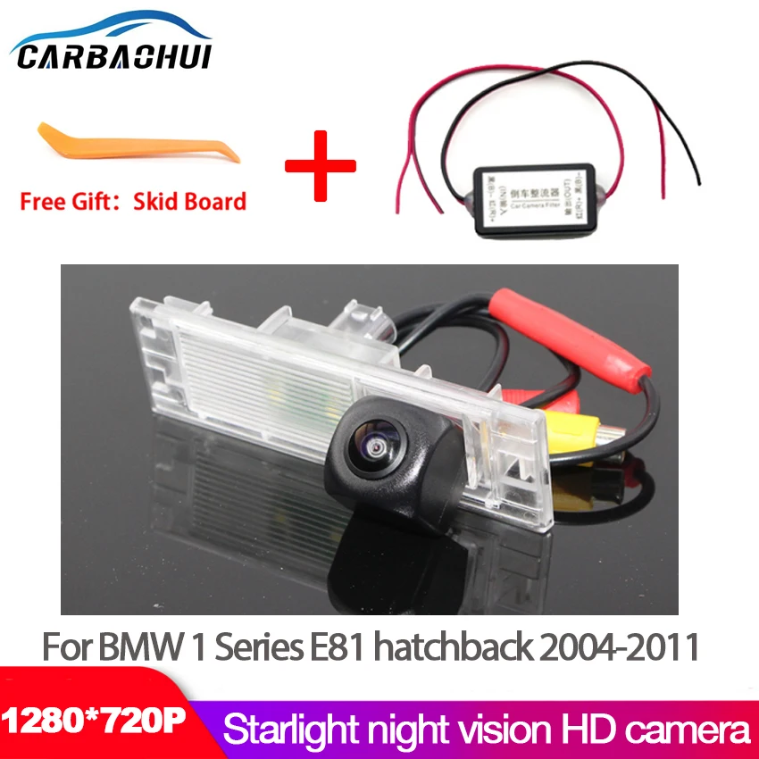 

HD 1280*720 Fisheye Rear View Camera Night vision For BMW 1 Series E81 hatchback 2004~2011 Car Vehicle Parking Accessories