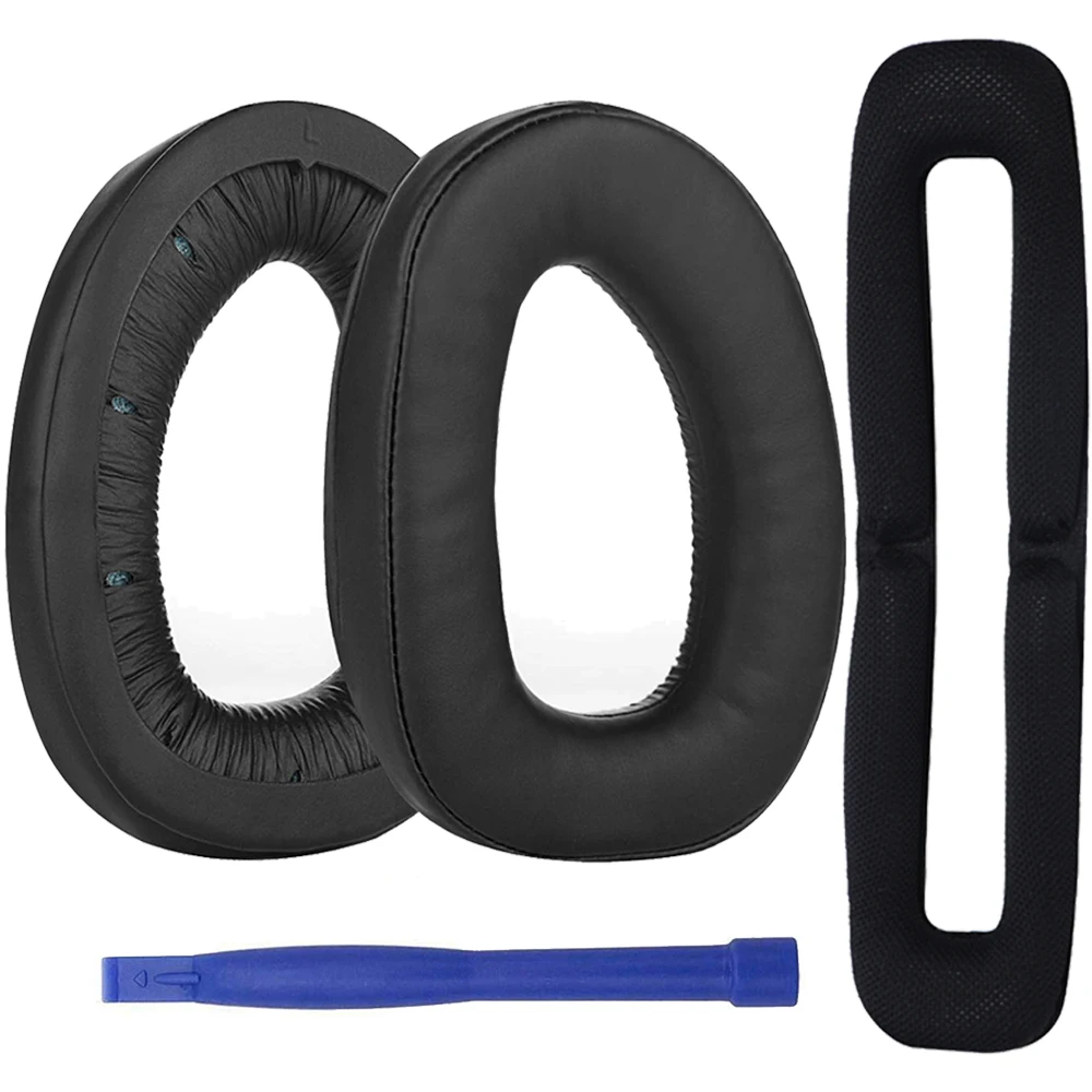 เปลี่ยนหูฟังแผ่นรองหูฟังสำหรับ Sennheiser GSP300 GSP301 GSP302 GSP303 GSP350 GSP370 GSP 300 301 302 303 350 370ชุดหูฟังสำหรับเล่นเกม