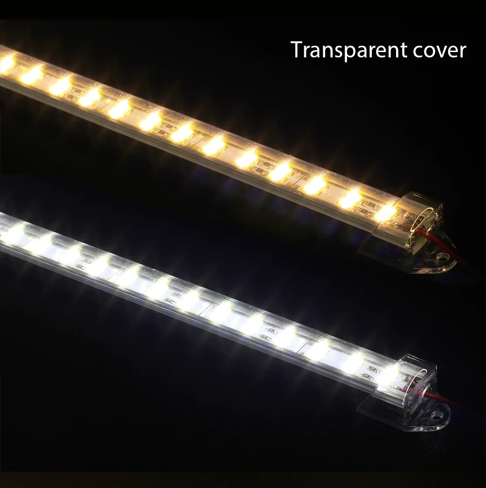 Imagem -03 - Led Bar Lights com Alumínio e pc Cover White Warm White Lighting 5730 Smd 12v 24v dc Strip Lighting Pcs