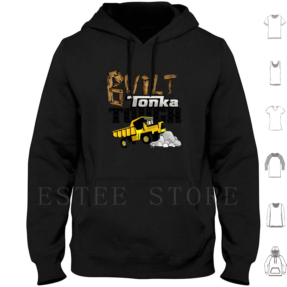 Sudaderas con capucha resistentes Tonka construidas Tonka Toys construcción retro resistente de los años 80