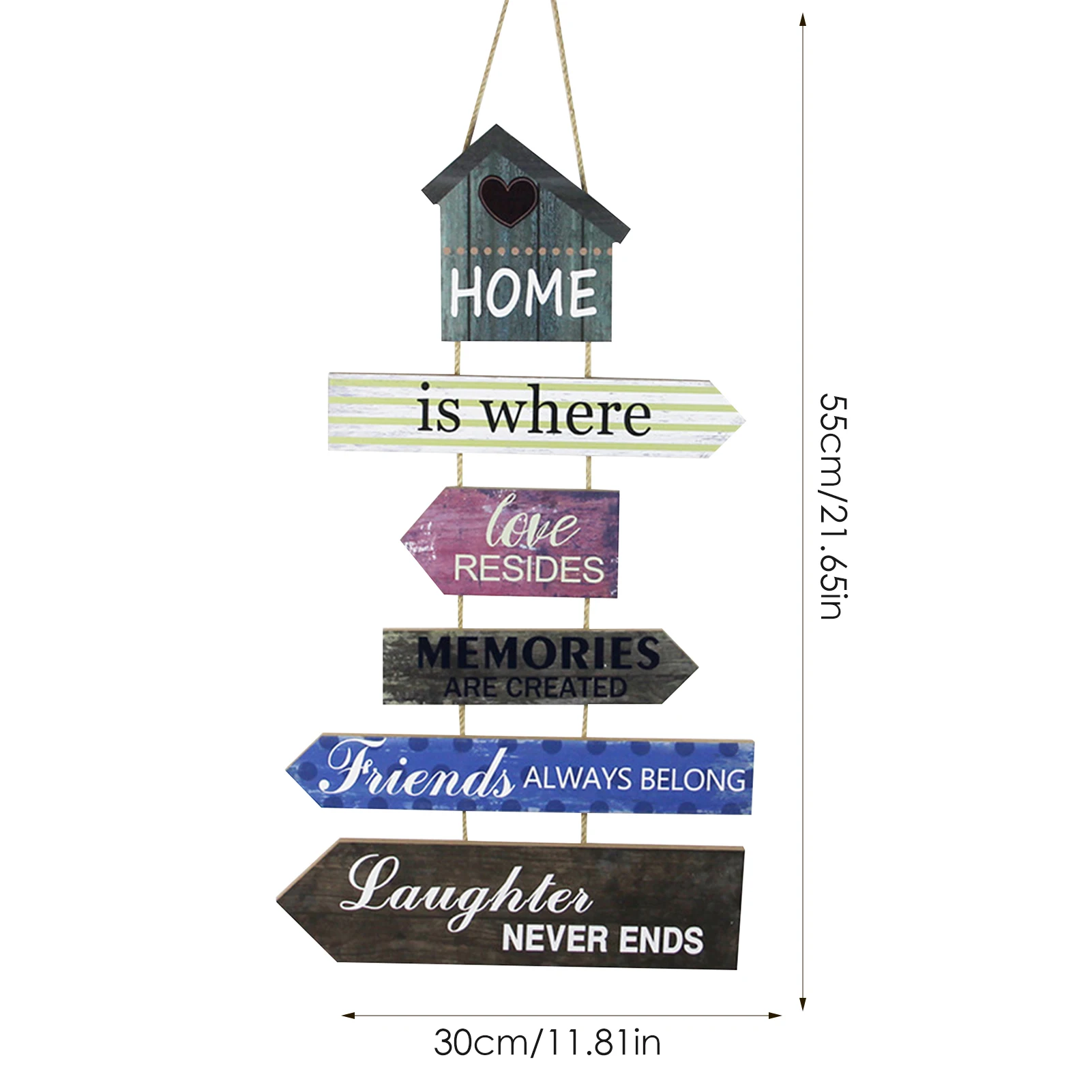 Home Sign Mason Jar Shape Wood Hanging Sign Irregular Plate For Rustic Home Decoration Wall Decor Gift Tag Christmas Decor