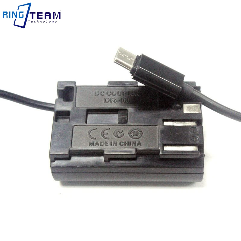 نوع C إلى BP511 الدمية بطارية الدكتور-400 DC المقرنة ACK-400 للكاميرات 10D 20D D0Da 30D 40D 5D 50D D30 D60