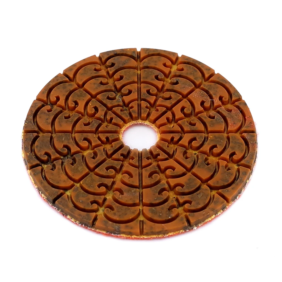 Imagem -06 - Super Diamond Polishing Pads Cobre Metal Bond Almofada Molhada para Pedra de Mármore de Granito Disco de Moagem in Pcs