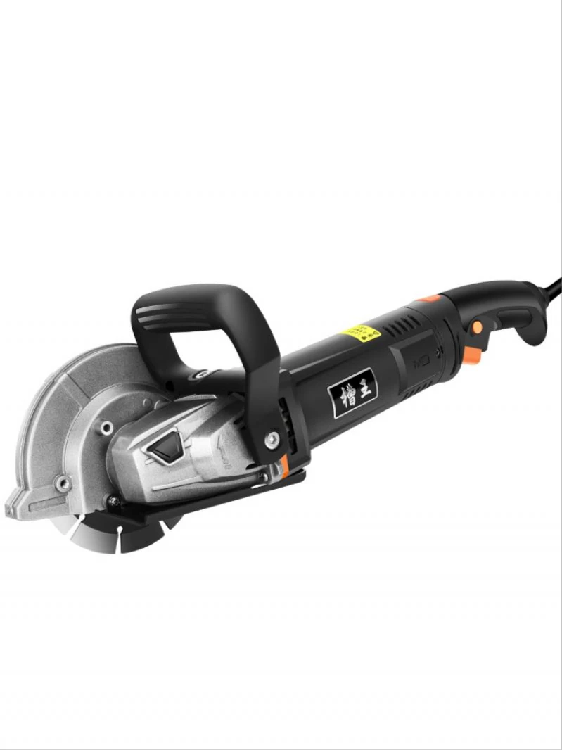 220V Slotting Machine Concrete with Water and Dust-Free Water and Electricity Installation Wall Corner Grinder To Cut Machine