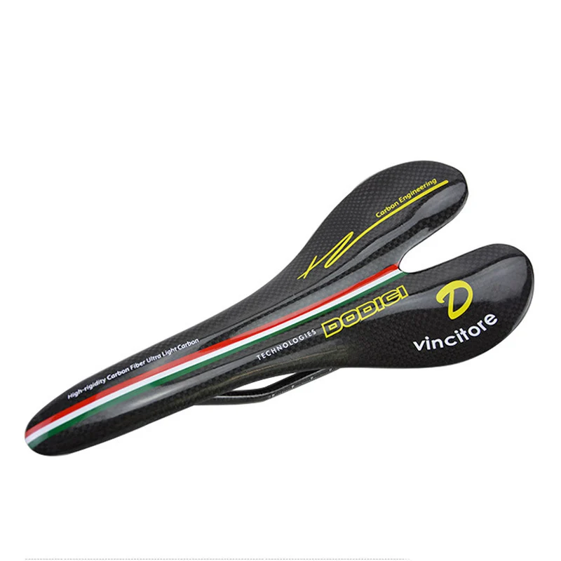 DODICI-Full Carbon Saddle, Ultralight, Road Bike, MTB Cycling, Bicycle Seat, 104g