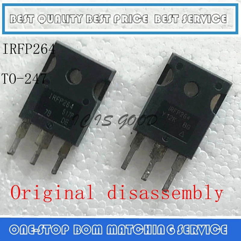 10PCS-50PCS IRFP264 IRFP264N  IRFP264NPBF IRFP264PBF 38A 250V TO-247  Original disassembly